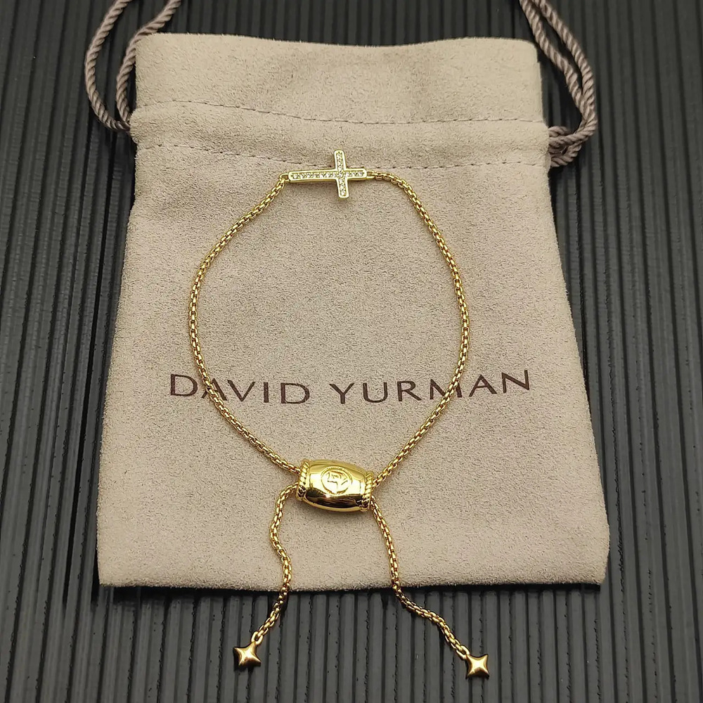 David Yurman Silver Cross Bracelet